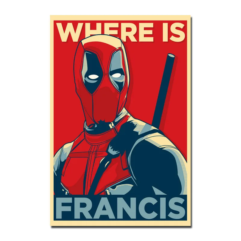 Special Soldier X Men Fight USA Hero New 12x18 24x36 Art Silk Poster Deadpool