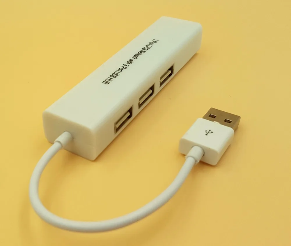 3 порта USB к rj45 lan сетевой карты для ноутбука рабочего combo адаптер разветвитель