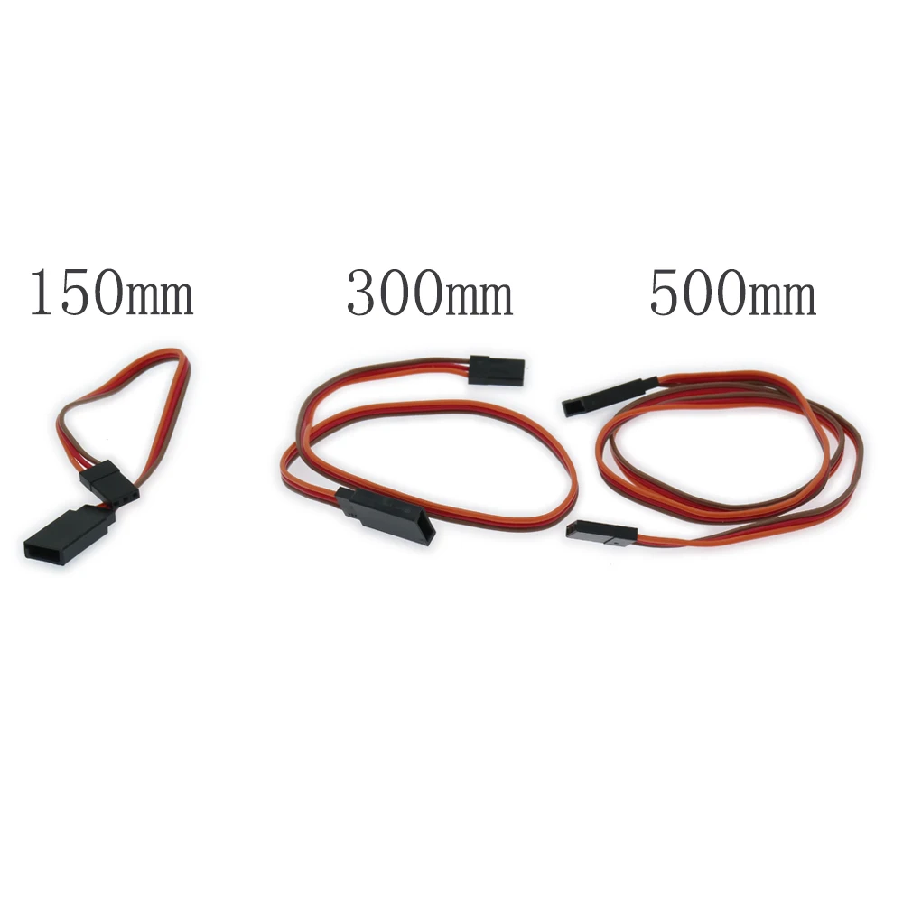 Сервоудлинитель для самолета квадрокоптера 150 мм 300 500 5 шт.|jr plug|servo extension cableservo |