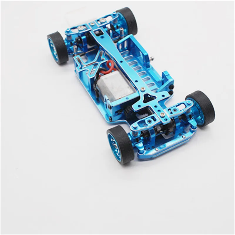 Mini-Q 1:28 RC Запасные части для автомобилей, обновленная рама для автомобиля, металлическая рама для автомобиля(без электронных аксессуаров