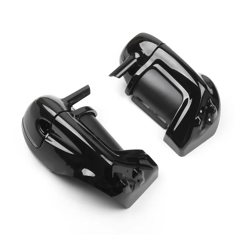 

Areyourshop Motorcycle Lower Vented Leg Fairings Glove Box For Harley Touring Road Street Glide 1983-2013 ABS Plastic Black