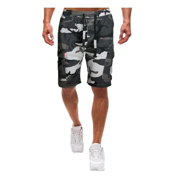 

2019 Summer CamouflageTtie Pants Men casual Loose Pockets Men's Short Pants Mid Rise Comfortable Soft Short Pants New 5.10