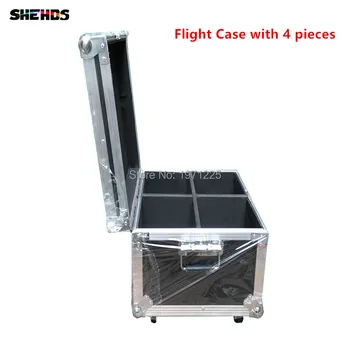 

4pcs/lot Flight Case advanced dj moving head lights led wash mini 7x12 channels rgbw quad with advanced 14 channels