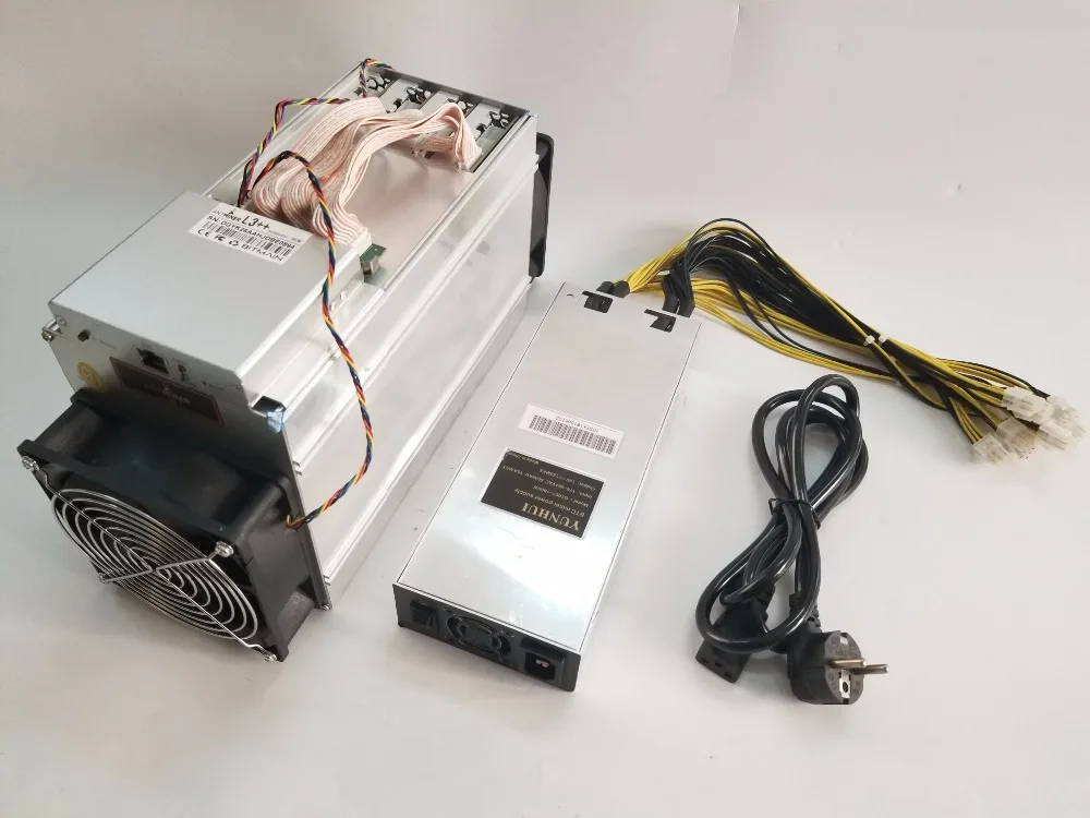 ASIC Chip Miner New ANTMINER L3++ 580M с БП Scrypt Miner LTC liteion Mining Machine лучше, чем ANTMINER L3+ S9 S9i