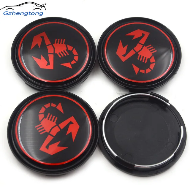 

Gzhengtong Scorption Logo Wheel Center Caps 4pcs/set Car Vehicle Wheel Center Hub 63mm Black Car Center Cap Cover Mayitr For OZ