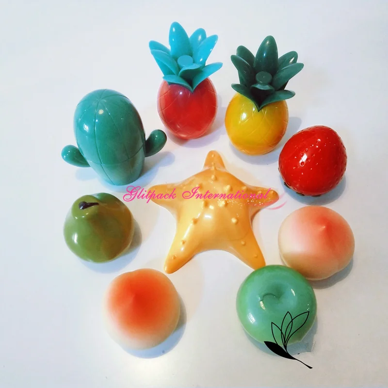 fruits cream jars
