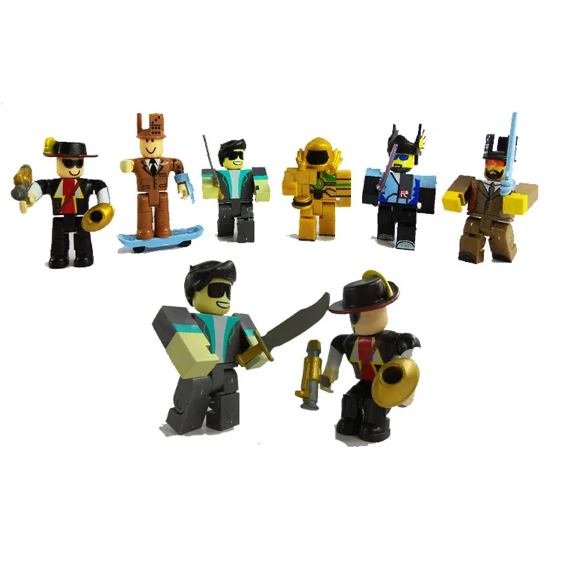 6pcs set roblox boys figures juguetes 2018 7cm pvc anime figurines