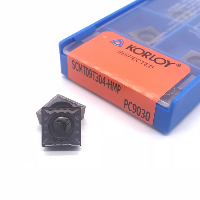 Comprar Hoja 100% Original de alta calidad SCMT09T304 SCMT09T308 HMP PC9030 herramienta de torneado interno inserto de carburo para acero inoxidable