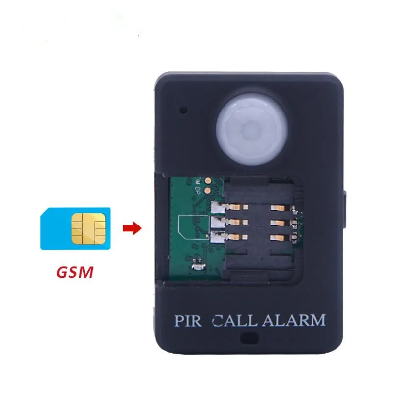 Mini PIR Alarm Sensor A9 Infrared GSM Wireless Alarm High Sensitivity Monitor Motion Detection Anti-theft EU Plug