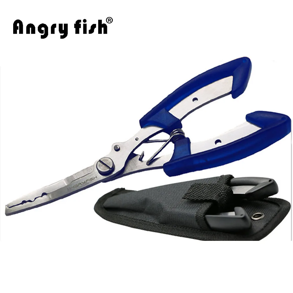 Angryfish الساخن الصيد أدوات للصدأ كماشة الصيد مقص الخط القاطع مفيدة أداة L1 الأزرق الأسود متاح Angryfish الساخن الصيد أدوات للصدأ كماشة الصيد مقص الخط القاطع مفيدة أداة L1 الأزرق الأسود متاح