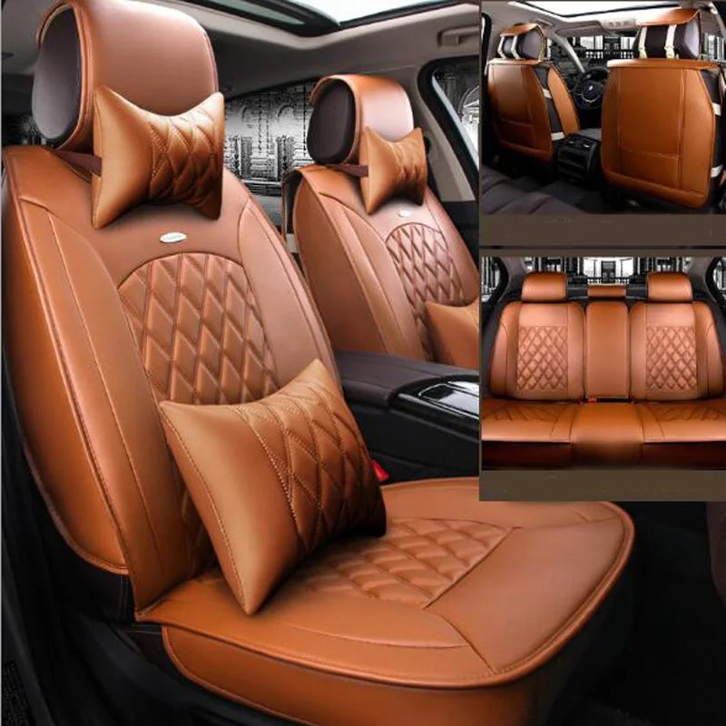 Новый чехол из искусственной кожи для автомобильных сидений Honda accord 7 8 9 civic CRV