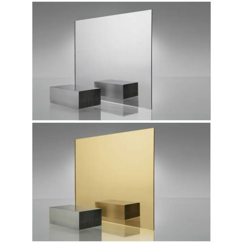 

300mm x 200mm x 1.0mm Acrylic (PMMA) One-Sided Color Mirrors - 3 pcs