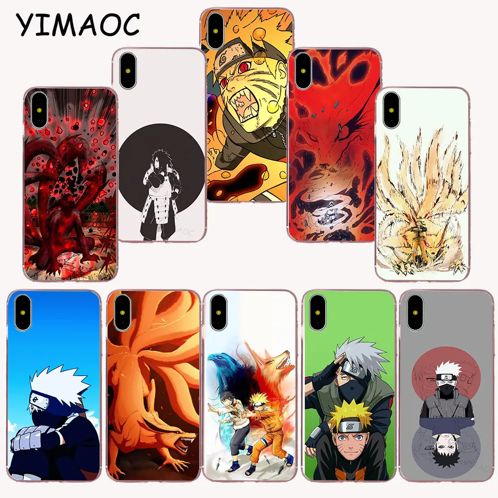 

YIMAOC 193z Hot Anime Naruto Soft TPU Silicone Case for iPhone X r s Xr Xs Max 8 7 6S 6 Plus 5 5s SE