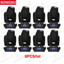 SONGXU 8 шт./лот профессиональный светодиодный 120 Вт движущаяся голова Спот сценическое освещение для театрального диско ночного клуба Вечерние/SX-MH120