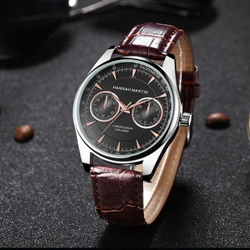 

Hannah Martin Top Brand Luxury Watch Men Watch Fashion Men's Watch Waterproof Sport Wrist watches Clock saat relogio masculino