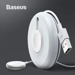 Беспроводное зарядное устройство Baseus для Apple Watch 1 2 3 4 Быстрое беспроводное зарядное устройство с usb-кабелем 1 м для iP Watch Series 4 3 2 1