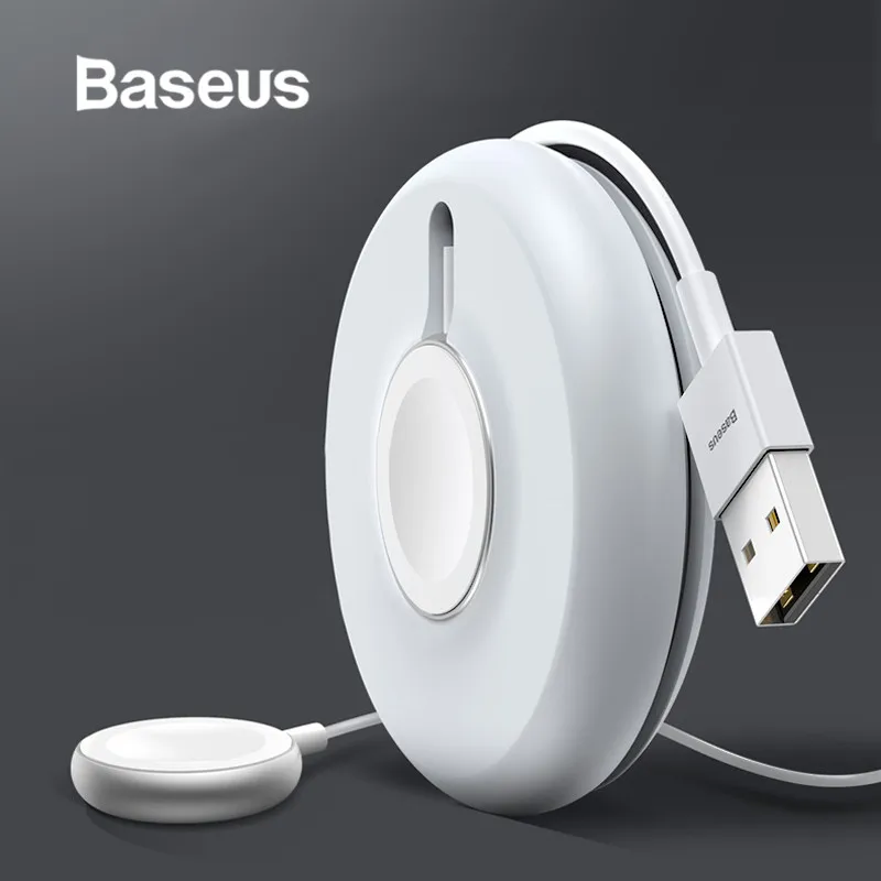 

Baseus Wireless Charger for Apple Watch 1 2 3 4 Fast Wirless Charging Charger with 1m USB Cable for iP Watch Series 4 3 2 1