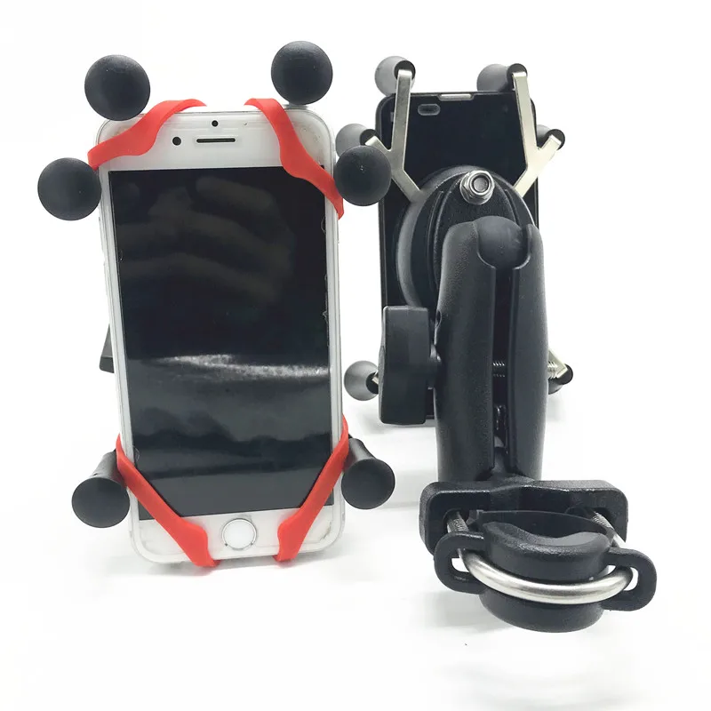 Крепление на руль мотоцикла заднего зеркала X Grip для Gopro держатель мобильного