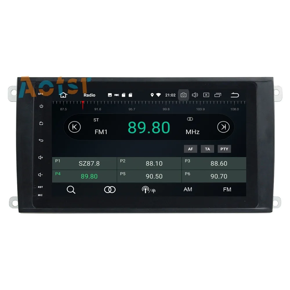 Cheap IPS Screen Android 8.0 4+32G Car multimedia dvd player head unit For Porsche Cayenne 2003 - 2010 GPS Navigation radio autostereo 2