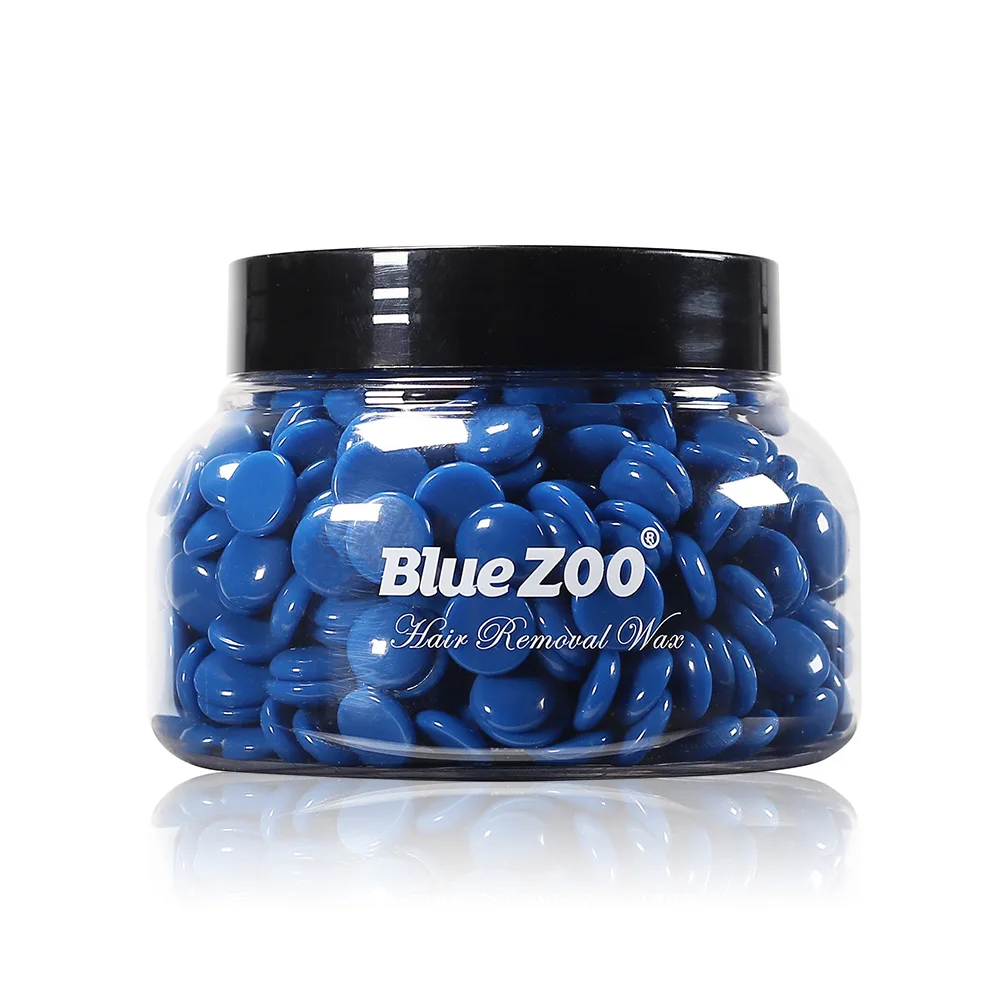 Blue ZOO 150 г Твердые восковые бобы натуральные ингредиенты для удаления твердых волос Восковая эпиляция для удаления волос