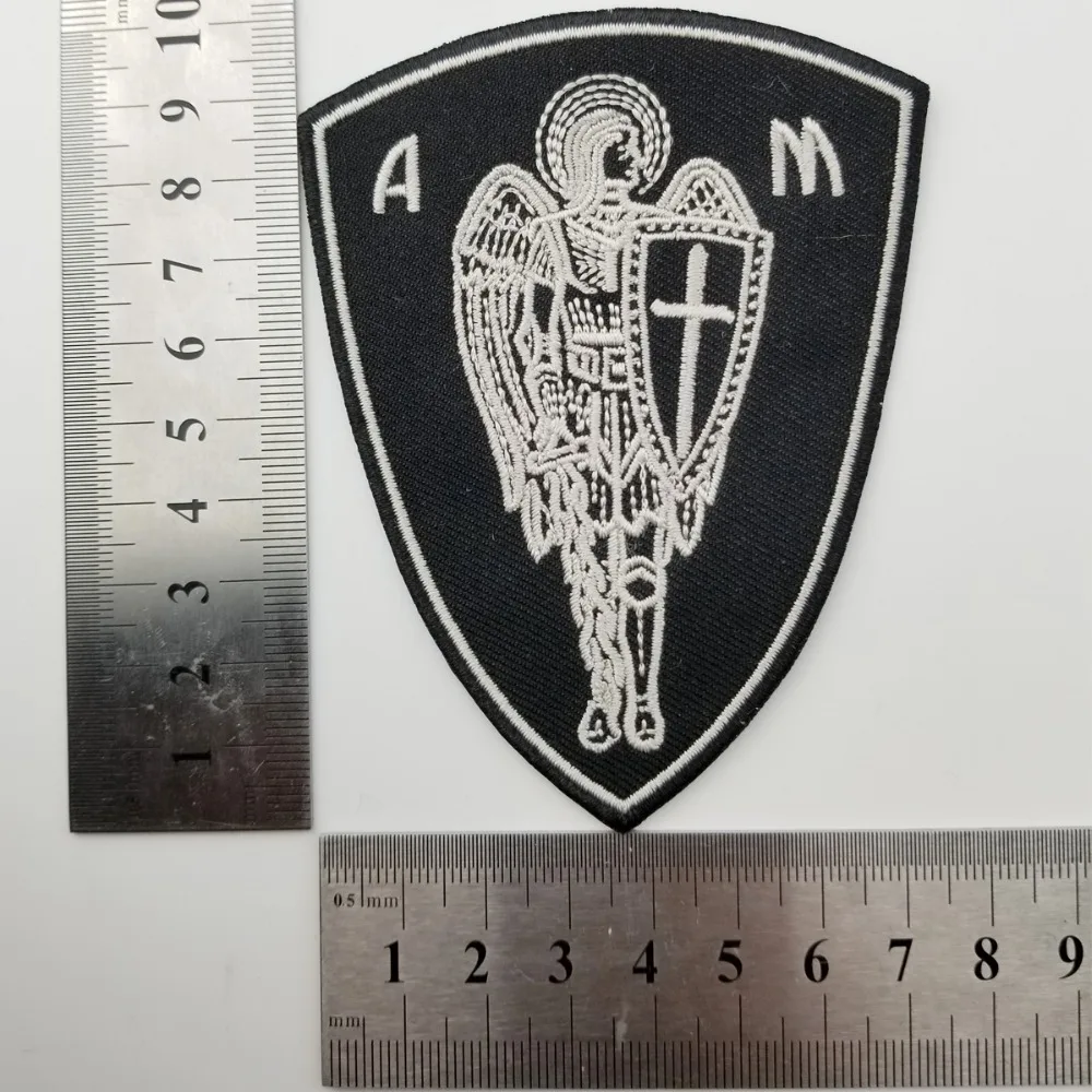 Сделай Сам AM Angle Patches вышитые бирки с железной подложкой Логотип Пользовательский