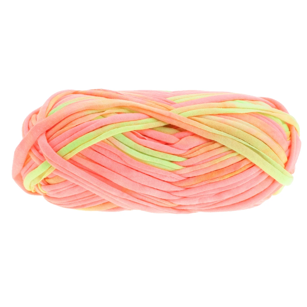 100g Soft Fabric Yarn For DIY Knitting Crochet Carpet Bags Clothing Accessories