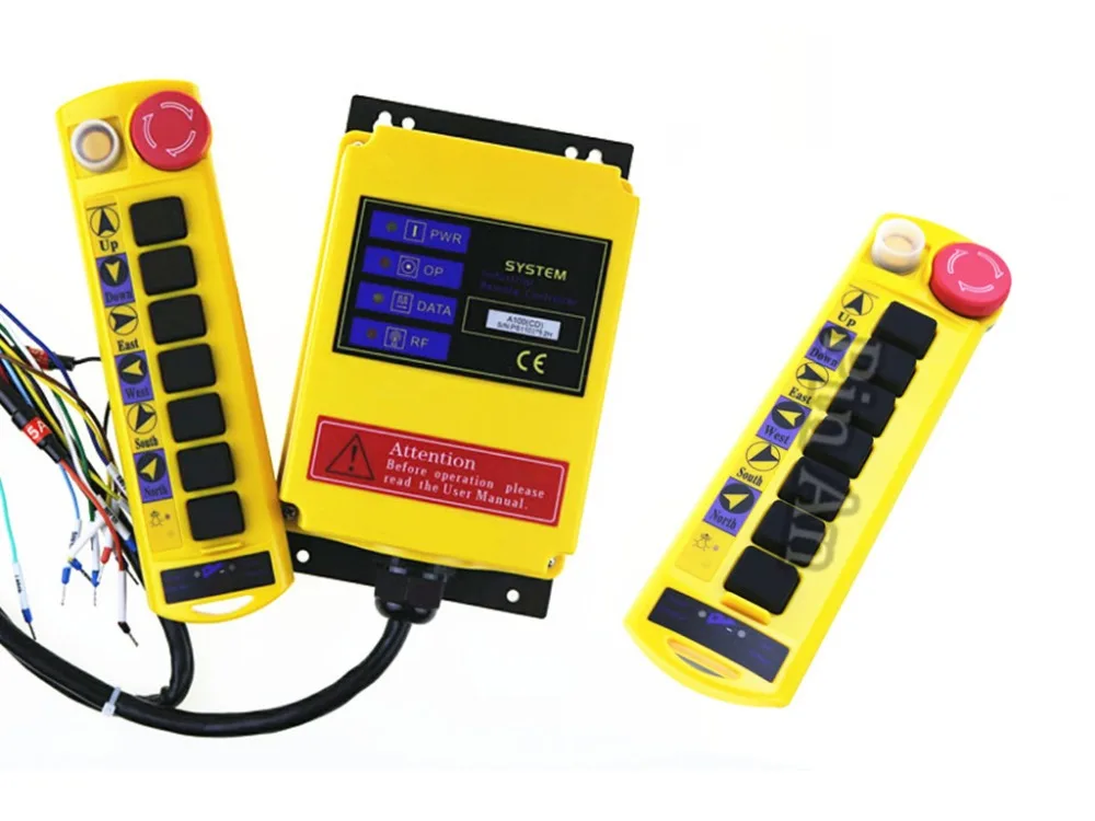 

2 передатчика, 8-канальный подъемный кран, радиосистема дистанционного управления A100