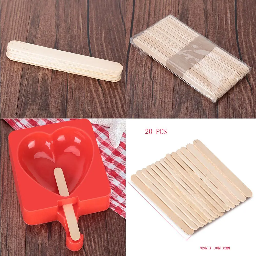 1 PC Musim Panas DIY Red Silicone Kartun Es Krim Popsicle Pembuat