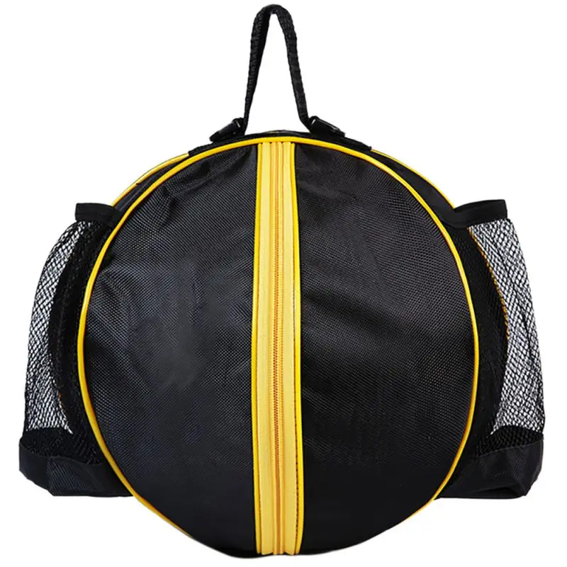 Круглый форма Баскетбол мяч Сумка Волейбол Футбол рюкзак Регулируемый плечевой ремень рюкзаки сумки для хранения