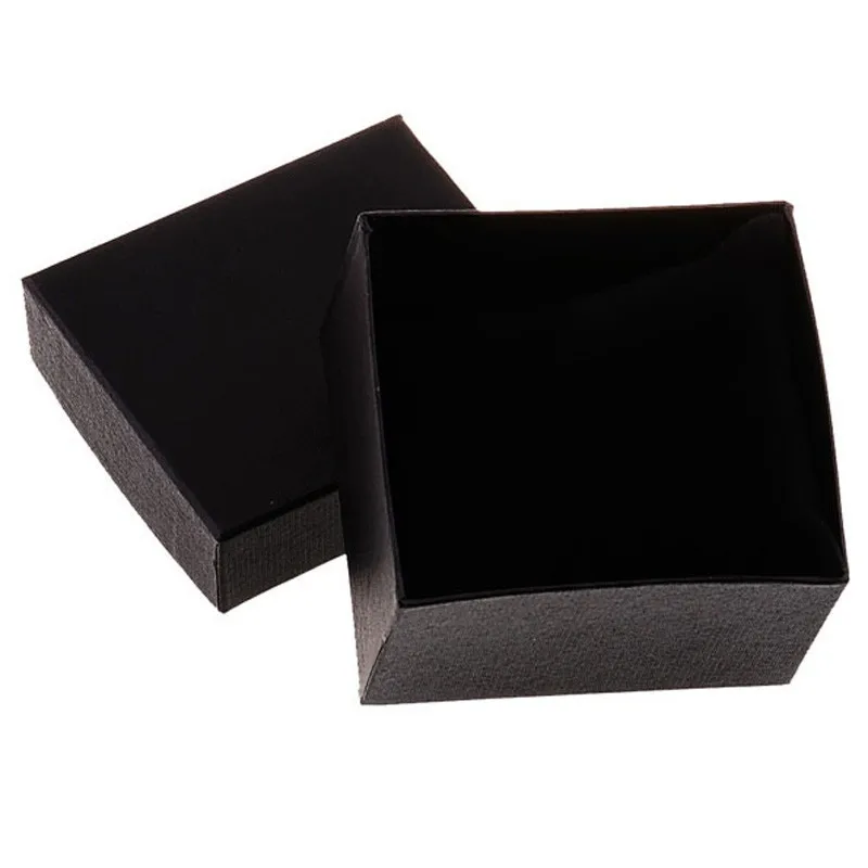 Горячая хорошая бумажная коробка для часов с подушкой упаковка черная Подарочная коробка для часов чехол дешевая цена