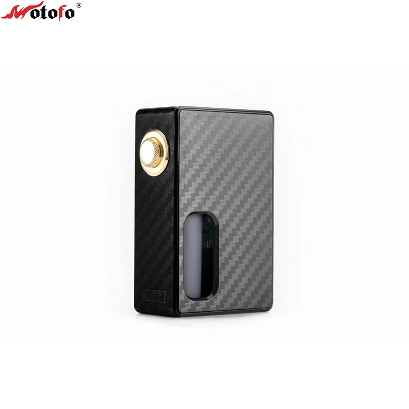 

Wotofo Nudge Squonk Box Mod With 7ml Bottle 510 Gold Plated Threaded Connection Electronic Cigarette Original Carbon Vape Mods