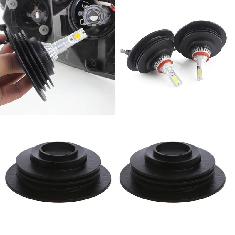 Universal 3.8cm Headlight Dust Cover Cap For LED HID Xenon Halogen Bulb