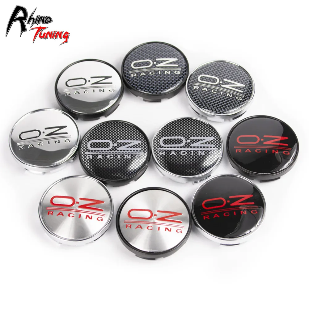

4pcs 60mm 56mm OZ Racing Wheel Center Caps Hub Rim Cover Hubcaps for Fabia Yeti Rapid Superb Rial Imola Wheels Trims Emblem