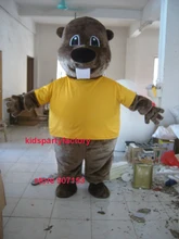 Sommer heißer verkauf!! Neue Erwachsene groundhog maskottchen kostüm mit anzüge schuhe hände phantasie party kleid Halloween kostüm