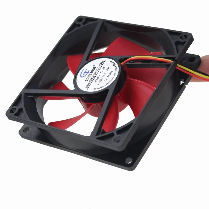 Вентилятор охлаждения Gdstime 5 шт. 9 см 90x25 мм|dc cooling fan|cooling fan 12vsilent |