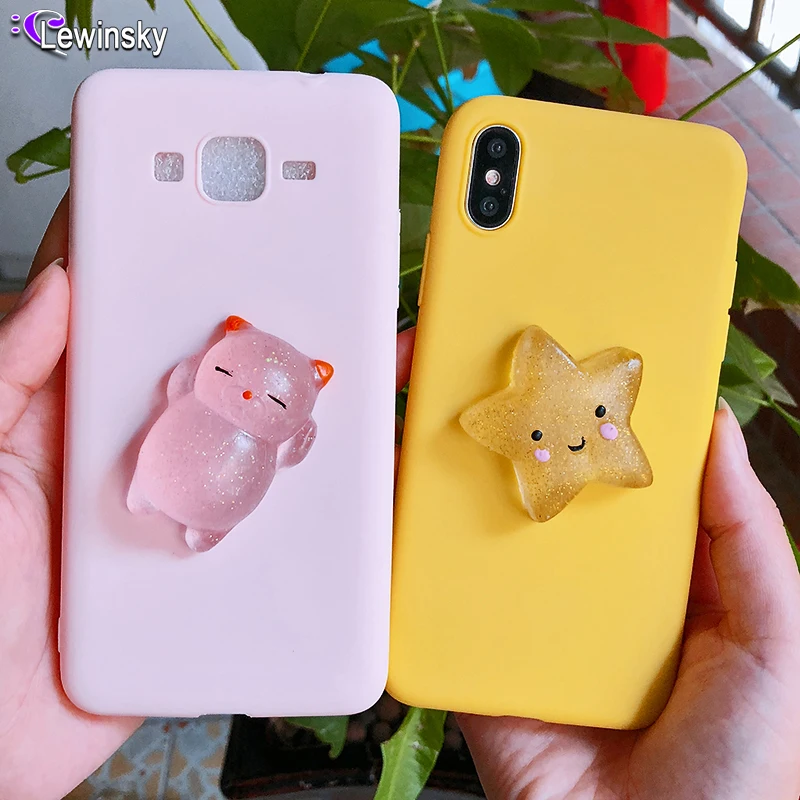 Симпатичный чехол карамельного цвета для телефона Samsung Galaxy A6 A8 plus 2018 A5 J3 J5 J7 2017 2016