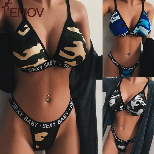 

Bikinis Set 2019 Sexy Low Waist Strap Female Tops and Bottom High-grade Spandex/acrylic Leopard Print 2 Piece Outfits for Women
