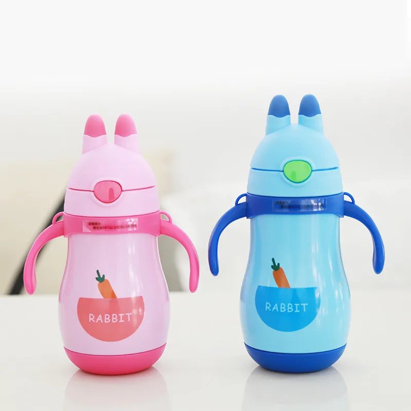 Cute Child Sippy Cup Thermos Cup Stainless Steel Thermocup Vacuum