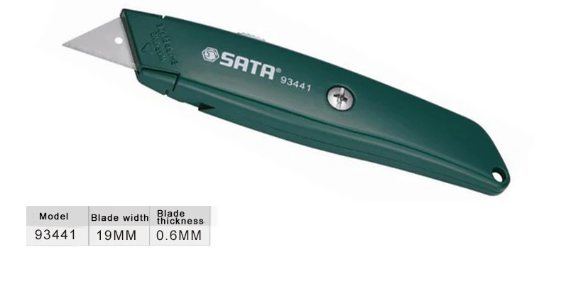 SATA Нержавеющая сталь металлический нож Бумага нож для художественной резки для офисный склад детский подарок, школьные принадлежности для студентов