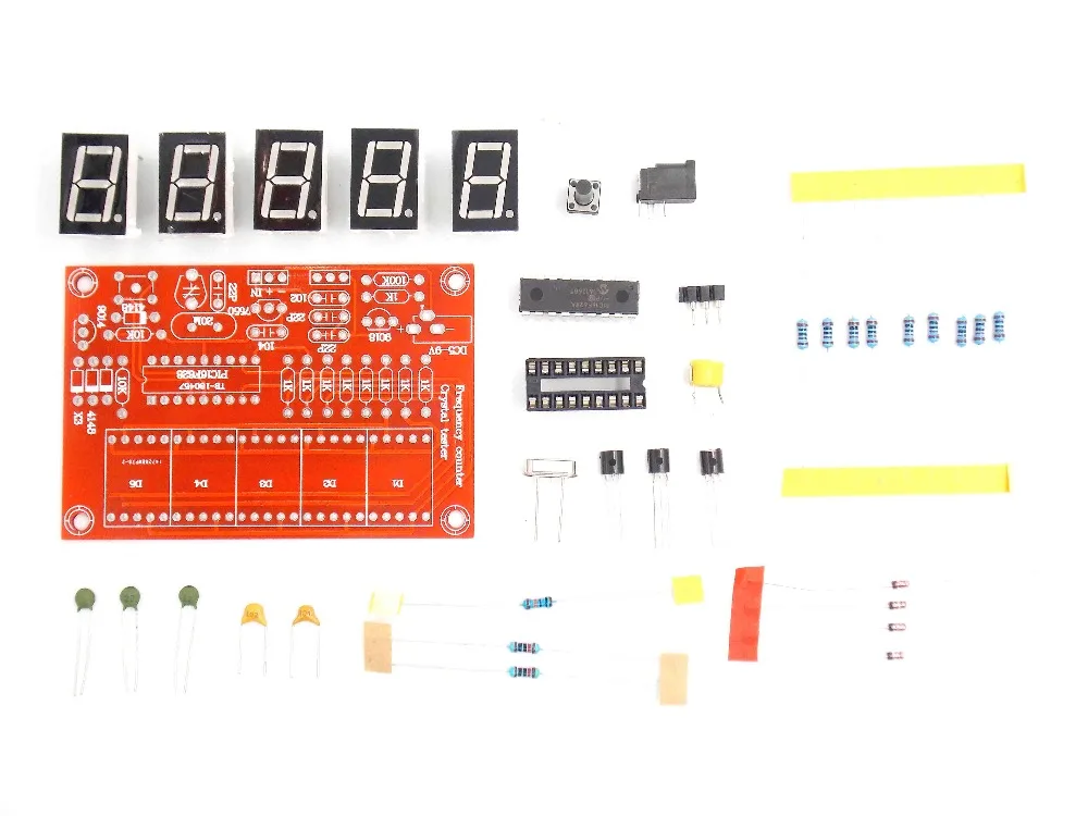 

DIY Kits RF 1Hz-50MHz Crystal Oscillator Frequency Counter Meter Digital LED tester meter
