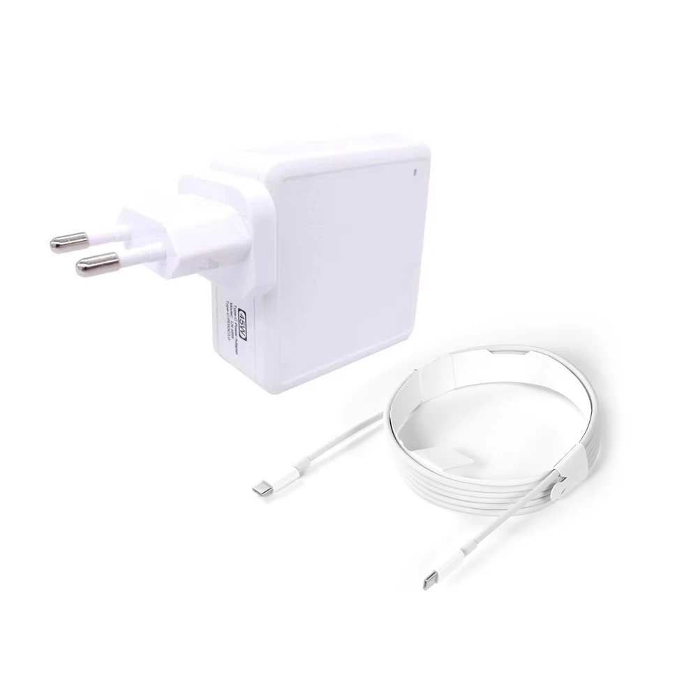 

45W USB Type-C Power Adapter PD QC 3.0 USB-C Fast Charger for Macbook Hp Lenovo for Xiaomi Laptop Mobile Phone Charger