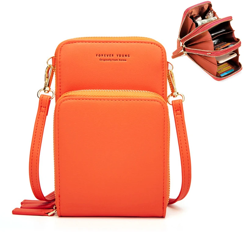 

Drop Shipping Fashion Colorful Cellphone Bag Hangbag Women Men Daily Use Card Holder Small Summer Shoulder Bag For Women