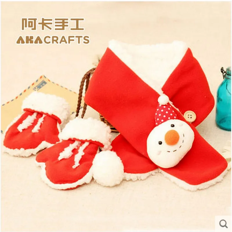 Winter Baby Scarf Joint With Style Crochet Knitted gloves for Infant Boys Girls Children New Fashion Kids Neck Warmer