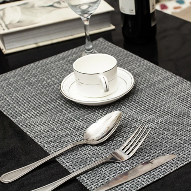 4pcs Lot Placemat Fashion Pvc Dining Table Mat Disc Pads Bowl Pad 4pcs Lot Placemat Fashion Pvc Dining Table Mat Disc Pads Bowl Pad Coasters Waterproof Cloth Slip Resistant