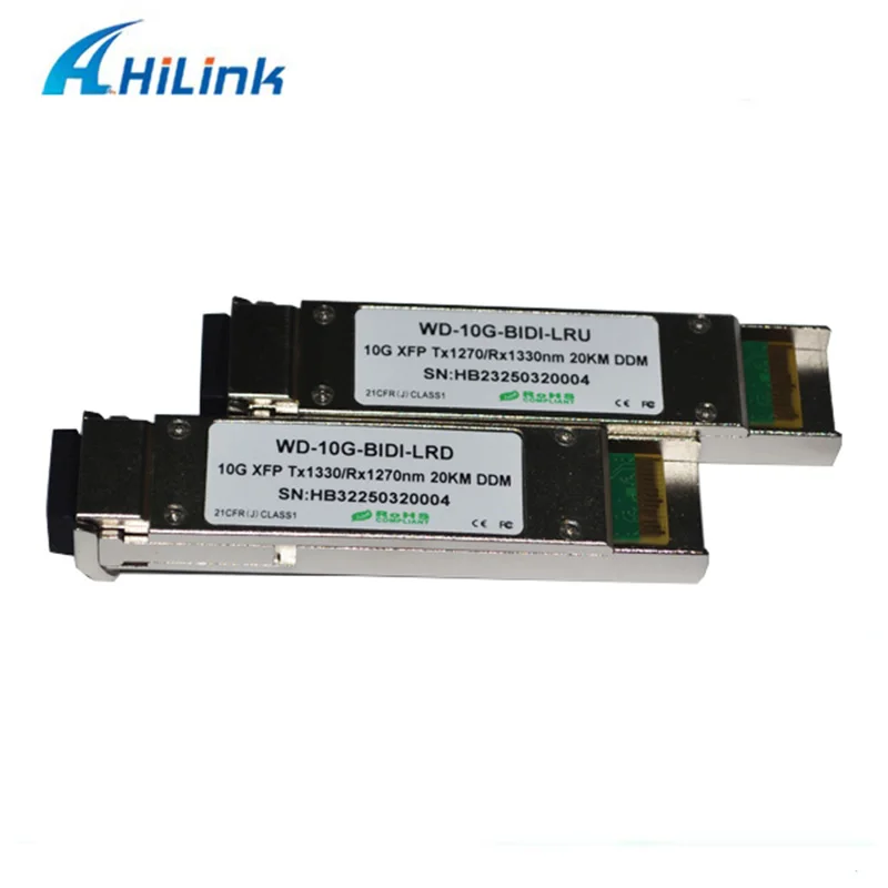 Бесплатная доставка DHL! 10GBASE-LR оптический модуль 10G 1270nm/1330nm 20km DOM WDM BiDi SFP + LC |