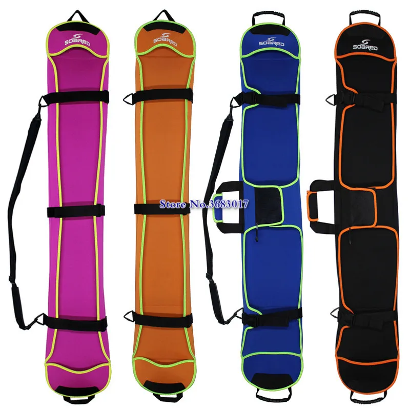 135-155 cm Ski Bag Snowboard Bag Diving Material Skiing Board Cover Snowboard Scratch-Resistant Monoboard Plate Protective Case