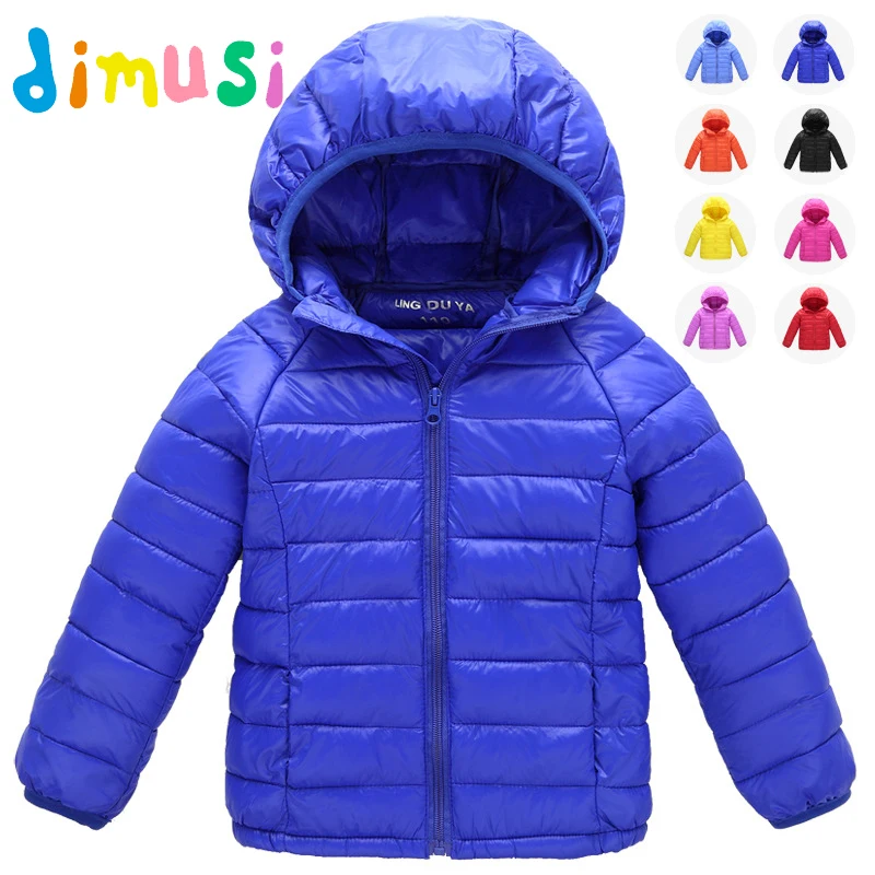 

DIMUSI kids Winter down Parkas warm boys Cotton-padded Windbreaker thick Coat unisex parkas for Girls Children's parkas BC083