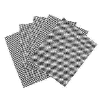 

5 Pieces/set Barbecue Grill Mesh Mat Non-Stick Cooking Sheet Liner BBQ pad 40x33cm