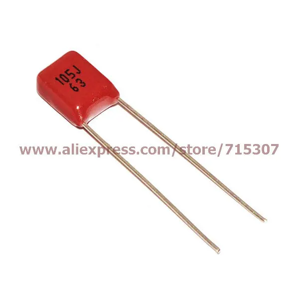 Pack of 2 Wima Polyester Capacitor Mini 1UF 63V Condenser 1000nF 1000000pF