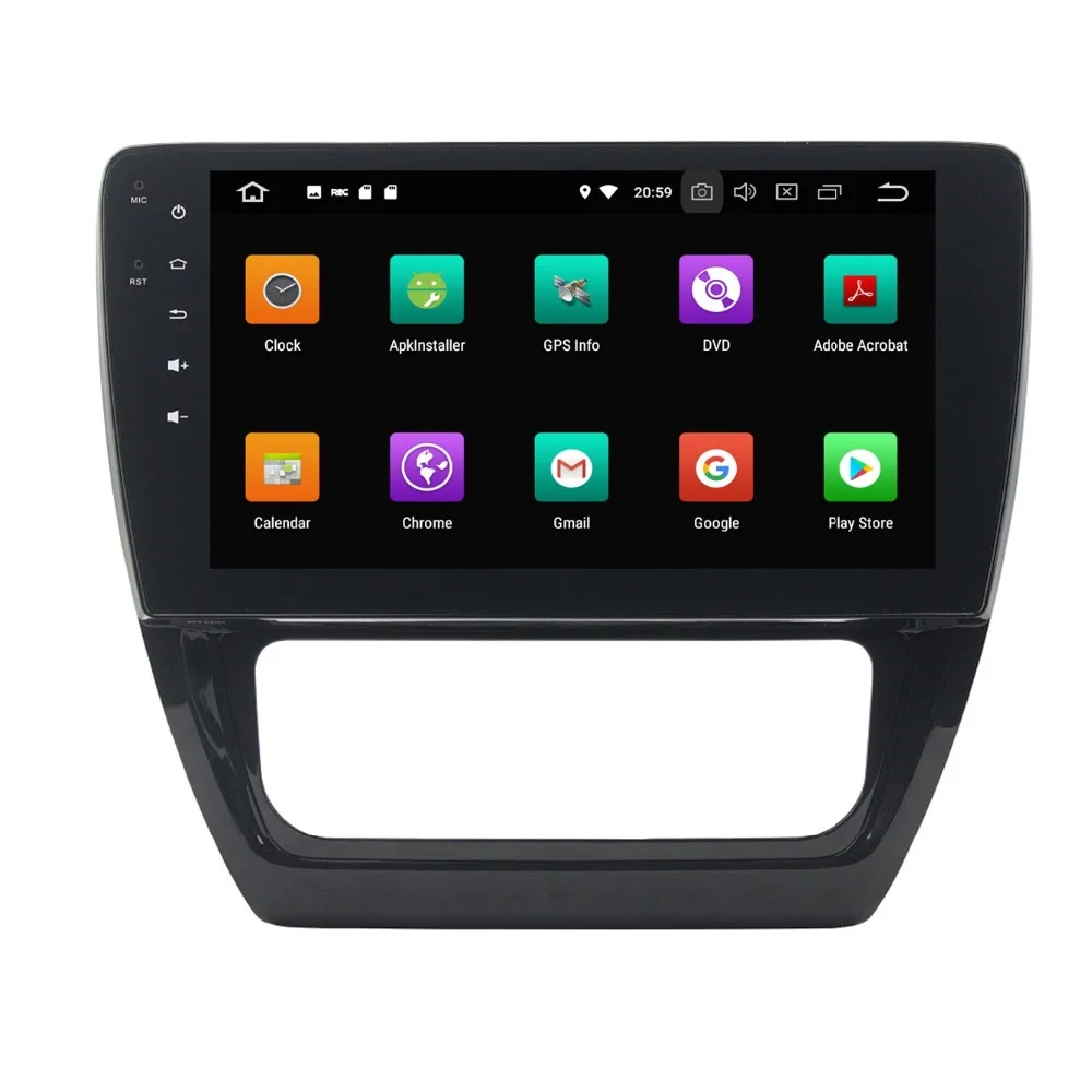 Top 10.1" Android 8.0 Car DVD Radio GPS Navigation for VW Volkswagen Sagitar 2012 2013 2014 4GB RAM Bluetooth WIFI USB 32GB ROM 3